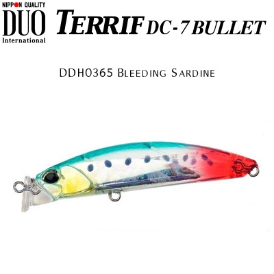 DUO Terrif DC-7 Bullet | DDH0365 Bleeding Sardine