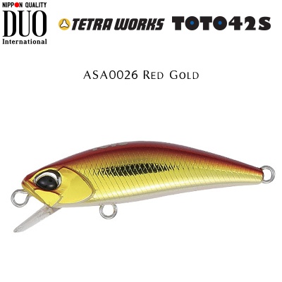 DUO Tetra Works Toto 42S | ASA0026 Red Gold