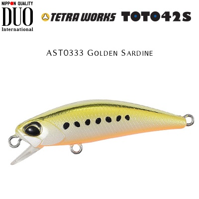 DUO Tetra Works Toto 42S | AST0333 Golden Sardine