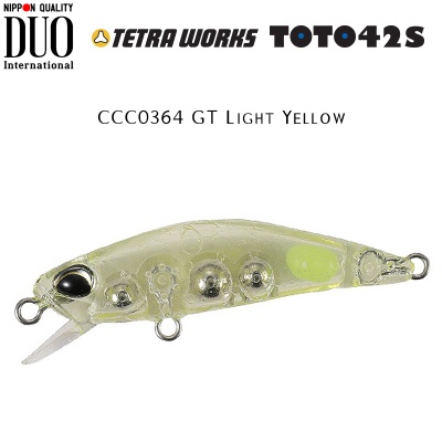 DUO Tetra Works Toto 42S | CCC0364 GT Light Yellow