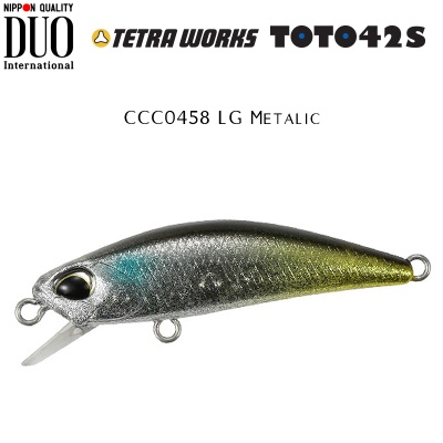 DUO Tetra Works Toto 42S | CCC0458 LG Metalic