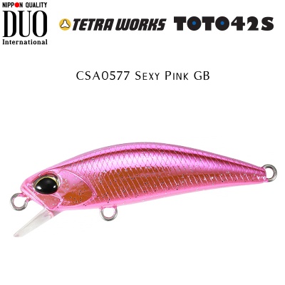 DUO Tetra Works Toto 42S | CSA0577 Sexy Pink GB