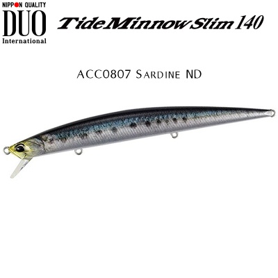 DUO Tide Minnow Slim 140 | ACC0807 Sardine ND