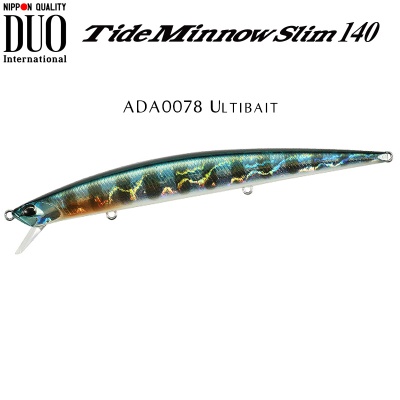 DUO Tide Minnow Slim 140 | ADA0078 Ultibait