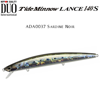 DUO Tide Minnow Lance 120S | ADA0037 Sardine Noir