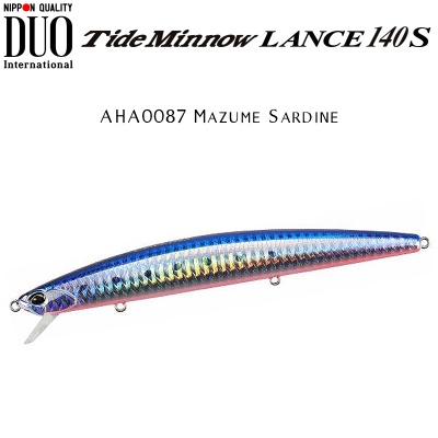 DUO Tide Minnow Lance 120S | AHA0087 Mazume Sardine