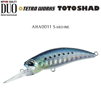 DUO Tetra Works Toto Shad 48S | воблер