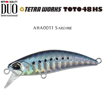 DUO Tetra Works Toto 48HS | AHA0011 Sardine