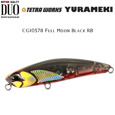 DUO Tetra Works Yurameki | CGI0578 Full Moon Black RB