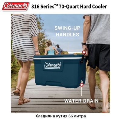 Coleman 316 Series™ 70-Quart Hard Cooler | Хладилна кутия