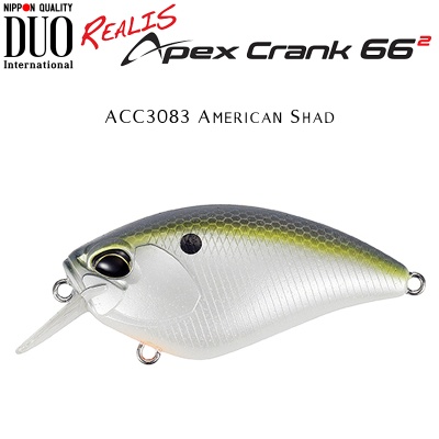 DUO Realis Apex Crank 66 Squared | ACC3083 American Shad