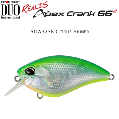 DUO Realis Apex Crank 66 Squared | ADA3238 Citrus Shiner