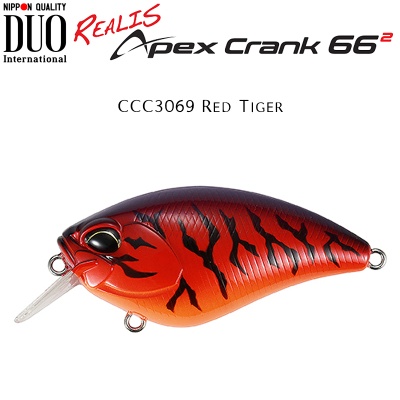 DUO Realis Apex Crank 66 Squared | CCC3069 Red Tiger