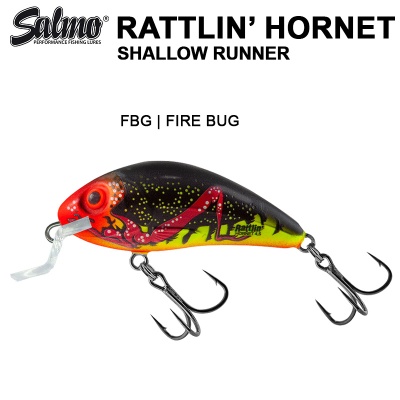 Salmo Rattlin Hornet SR | FBG | FIRE BUG