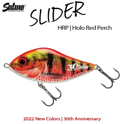 Salmo Slider Sinking HRP | Holo Red Perch | 30th Anniversary