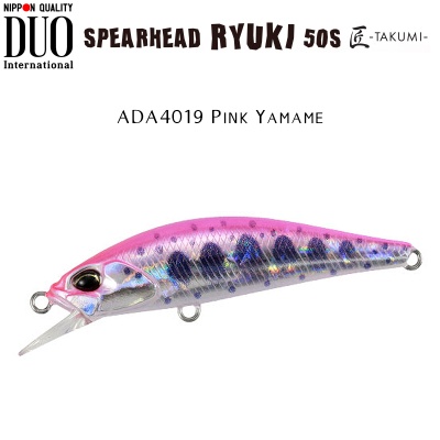 DUO Spearhead Ryuki 50S Takumi | ADA4019 Pink Yamame