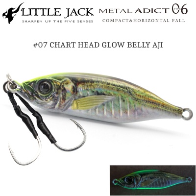 Little Jack Metal Adict Type-06 | #07 Chart Head Glow Belly Aji