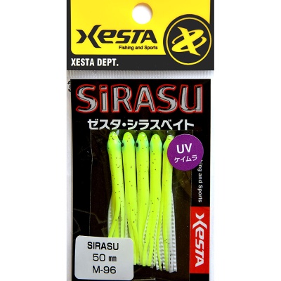 Xesta Sirasu 50mm M-96 | UV Lemonade Silver Glitter