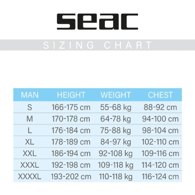 Seac Privilege Flex Man 5 мм | Неопреновый костюм с капюшоном