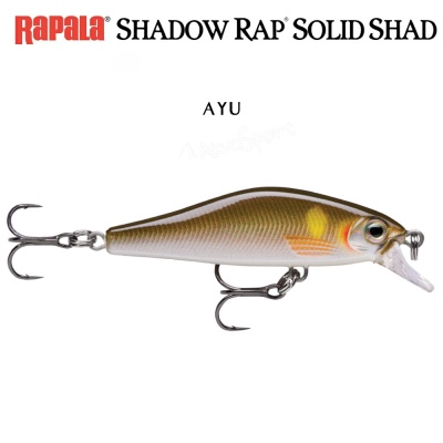 Rapala Shadow Rap Solid Shad 5см | Кастинговый воблер