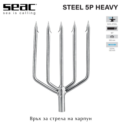 Seac Sub Steel 5P Heavy | Spear Tip