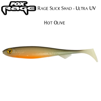 Fox Rage Slick Shad Ultra UV | Hot Olive
