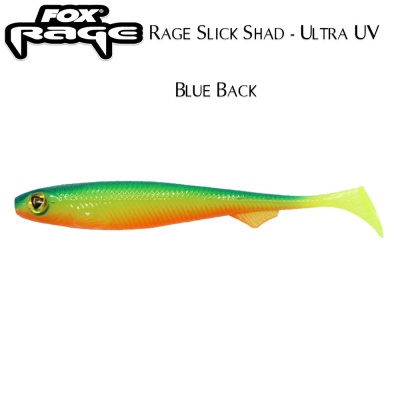 Fox Rage Slick Shad Ultra UV | Blue Back
