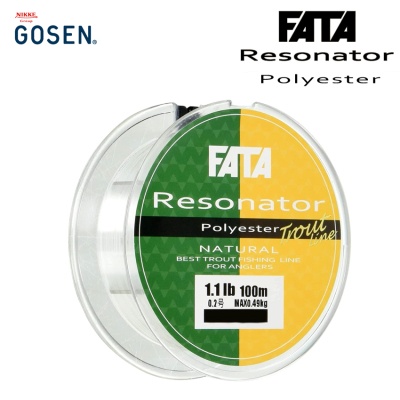 Gosen FATA Resonator Polyester 100m | Trout Fishing Line