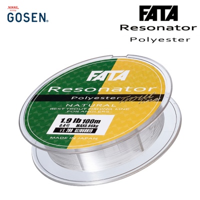 Gosen FATA Resonator Polyester 100m | Trout Fishing Line