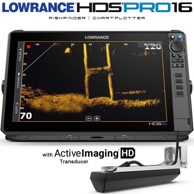 Lowrance HDS PRO 16 + Probe 3-в-1 Active Imaging HD