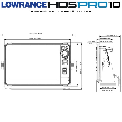 Lowrance HDS PRO 10 with Active Imaging HD 3-in-1 Transducer