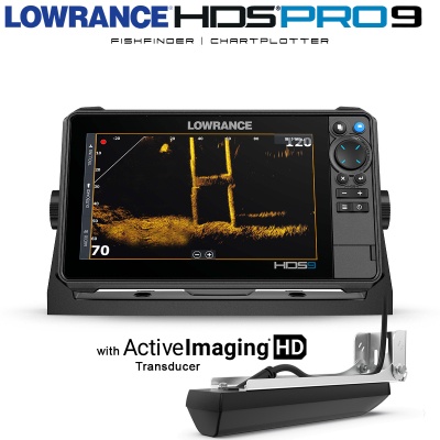 Lowrance HDS PRO 9 + Probe 3-в-1 Active Imaging HD