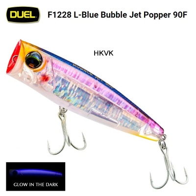 DUEL F1228 | L-Blue Bubble Jet Popper 90F | HKVK