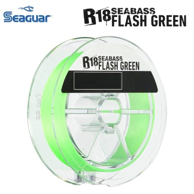 Seaguar R18 Kanzen Seabass Flash Green PE X8 150м | Шнур плетенный