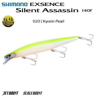 Shimano Exsence Silent Assassin 140F | XM-140N | 020 | Kyorin Pearl