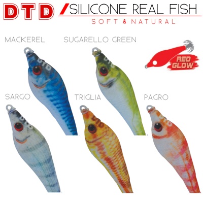 DTD Silicone Real Fish | Lead Squid Jig