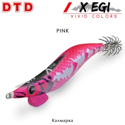DTD X EGI Squid Jig | PINK
