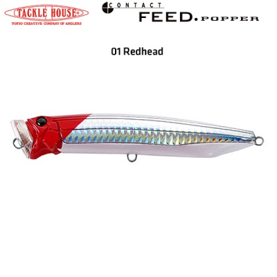  Tackle House FEED POPPER 01 Redhead
