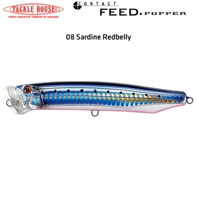 Tackle House FEED POPPER 08 Sardine Redbelly