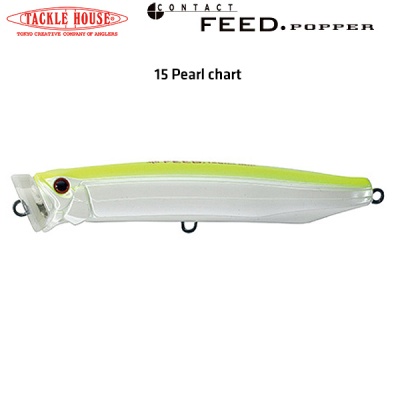  Tackle House FEED POPPER 15 Pearl chart