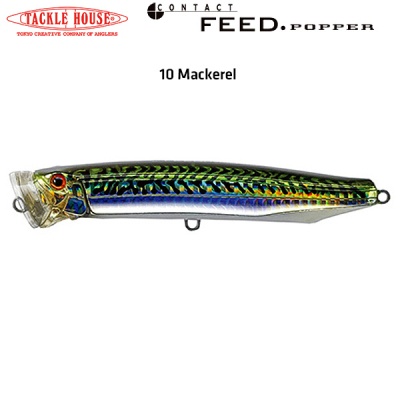  Tackle House FEED POPPER 10 Mackerel