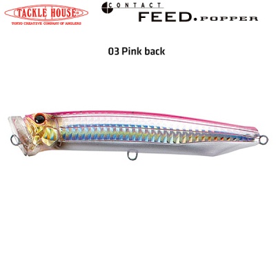  Tackle House FEED POPPER 03 Pink back