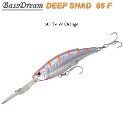 BassDream Deep Shad 85F | 501TV W Orange