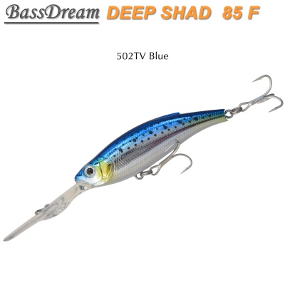 BassDream Deep Shad 85F | 502TV Blue