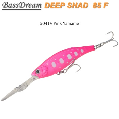BassDream Deep Shad 85F | 504TV Pink Yamame