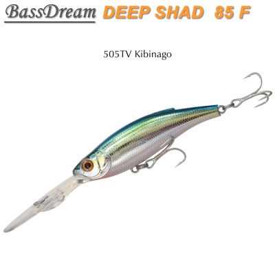 BassDream Deep Shad 85F | 505TV Kibinago