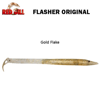 Red Gill Original Flasher | Gold Flake