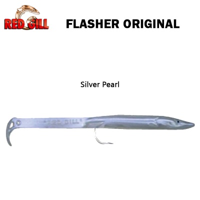 Red Gill Original Flasher | Silver Pearl