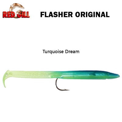 Red Gill Original Flasher | Turquoise Dream