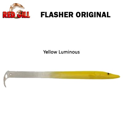 Red Gill Original Flasher | Yellow Luminous
